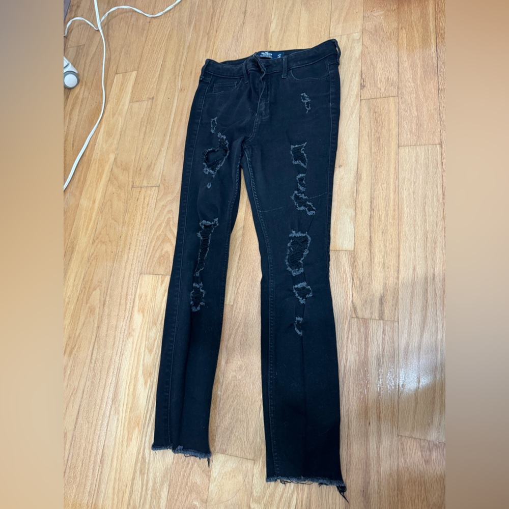 Hollister ripped jeans